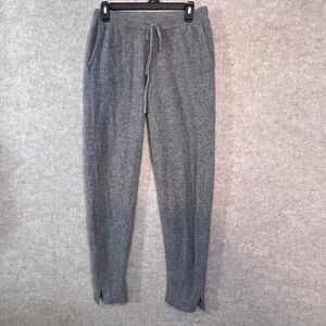 NAP Loungewear Joggers Womens Medium Gray Knit Drawstring Cashmere Blend Cozy